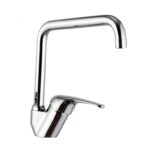 Miscelatore lavello PRINCE Canna a L Cromo