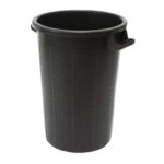 Bidone Garden nero Lt.75 pattumiera senza coperchio Minimo 5 pz