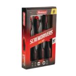 CACCIAVITE, SET 6 PZ SCANALATO: 2,5x75mm/ 4,0x100mm/ 5,5x125mm/ 6,5x150mm