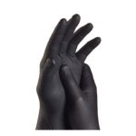 Guanti nitrile nero senza polvere Tg. L 50 pz