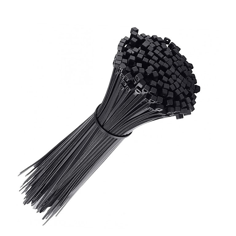 00087495 Fascette per cablaggio Nylon nere 280X4.8 pz. 100 - immagine 1