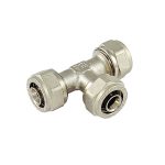 Raccordo a T 3 Vie a Compressione per Multistrato D. 32 mm
