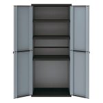 Armadio in resina cm. 68x37x164h Terry Plast JBlack 268/3