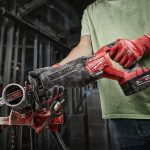 Sega diritta Milwaukee M18 FSZ-502X 18V 2 batterie e Caricatore - immagine 9